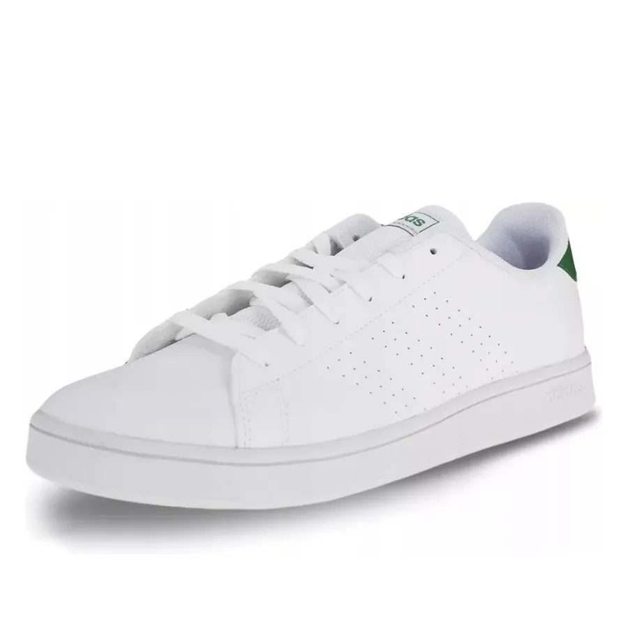 Giày Adidas Trắng gót xanh - Giày Sneaker Adidas K Advantage K EF0213 Màu Trắng Gót Xanh Size 28 - Vua Hàng Hiệu