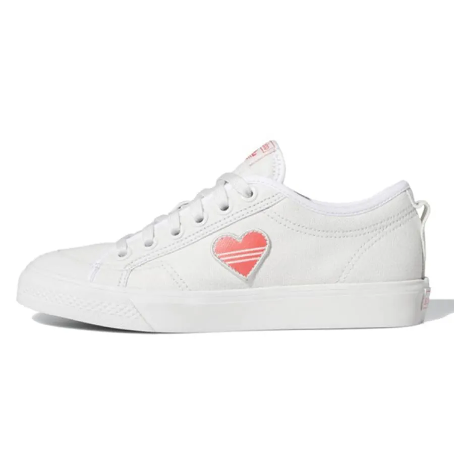 Giày Adidas Sneakers - Giày Sneaker Adidas Nizza Heart Màu Trắng Size 38.5 - Vua Hàng Hiệu