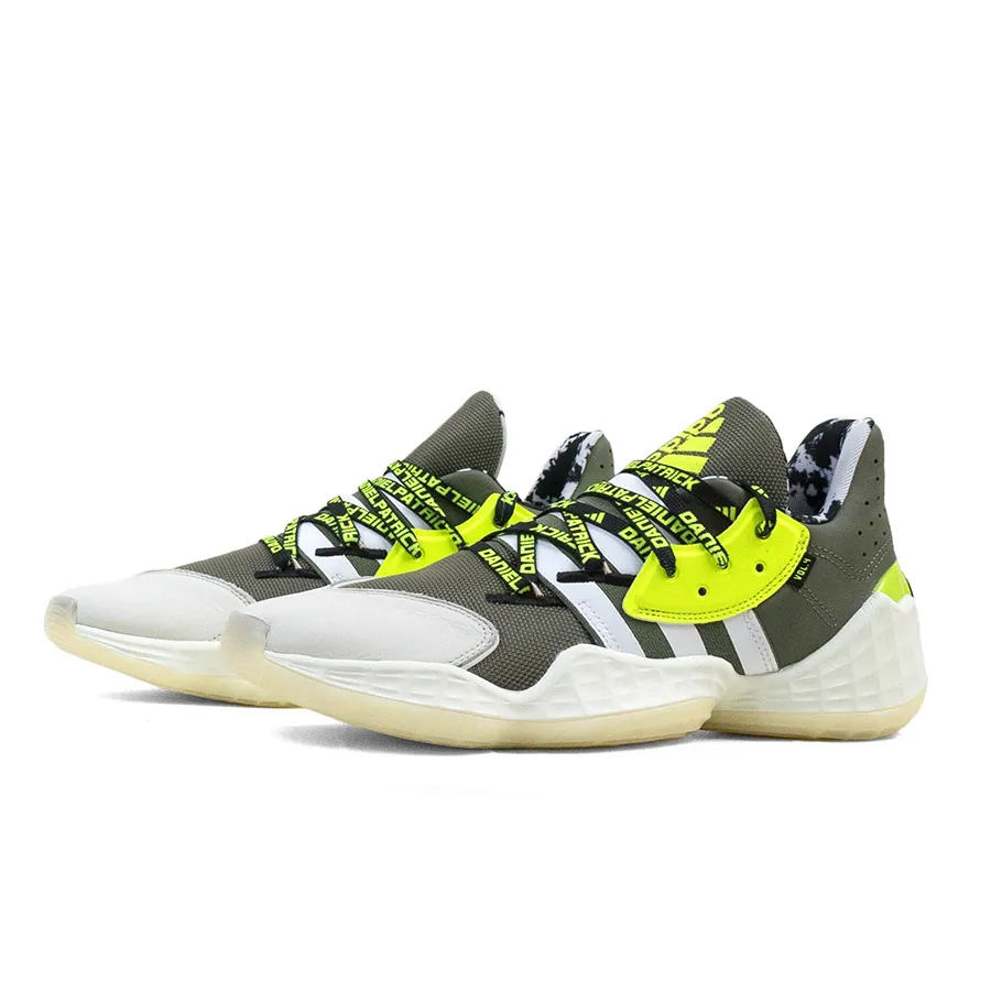 Giày - Giày Thể Thao Adidas Harden Vol.4 "Daniel Patrich" Fv8921 Màu Ghi Trắng - Vua Hàng Hiệu