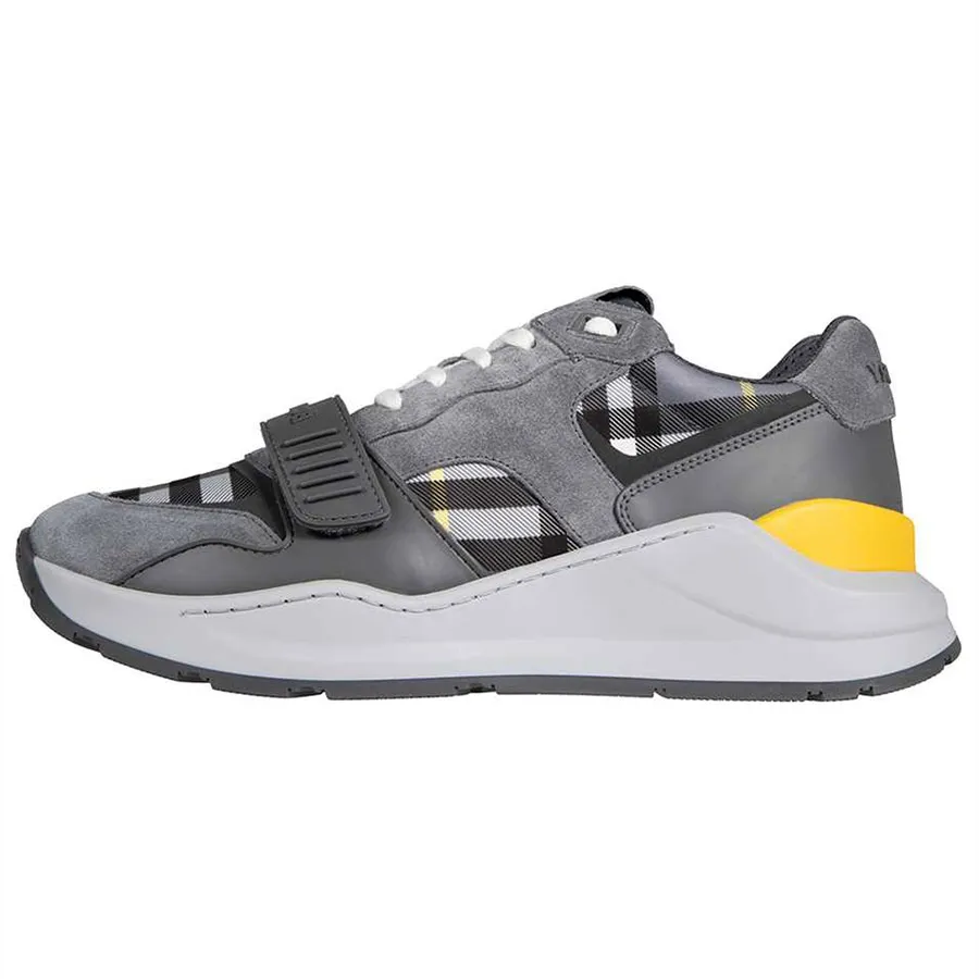 Order Giày Thể Thao Burberry 8064268 Ramsey Sneakers Grey Màu Xám - Burberry  - Đặt mua hàng Mỹ, Jomashop online