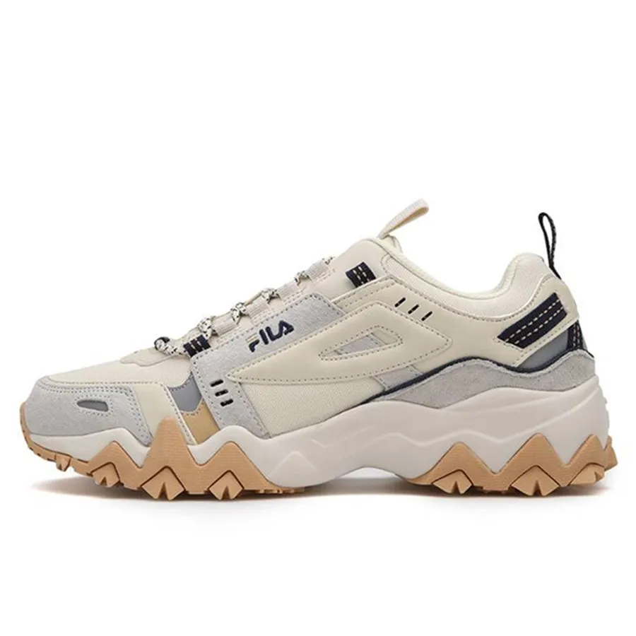 Fila Da / Vải - Giày Thể Thao Fila Oakment White/Grey Màu Trắng Xám Size 36.5 - Vua Hàng Hiệu