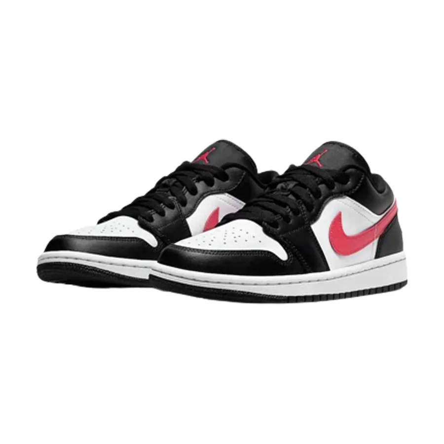Giày Nike Nike Jordan - Giày Thể Thao Nike Jordan 1 Low Black Siren Màu Đen Phối Trắng - Vua Hàng Hiệu