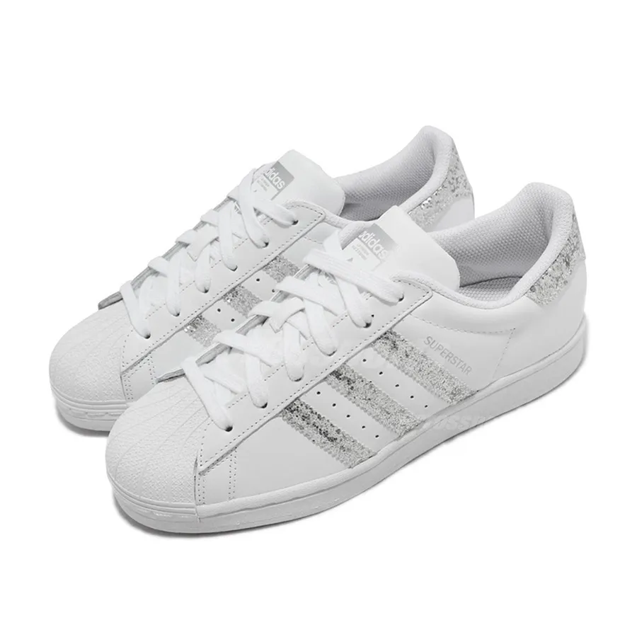 Giày Adidas Adidas Superstar - Giày Thể Thao Unisex Adidas Superstar Diamond White/Silver FZ4445 Màu Trắng - Vua Hàng Hiệu