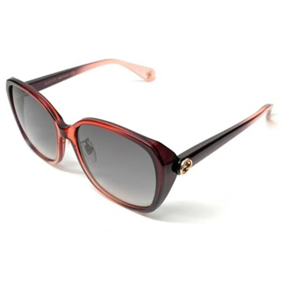 Kính Mát Gucci Injection Grey Gradient Round Ladies  display picture 1