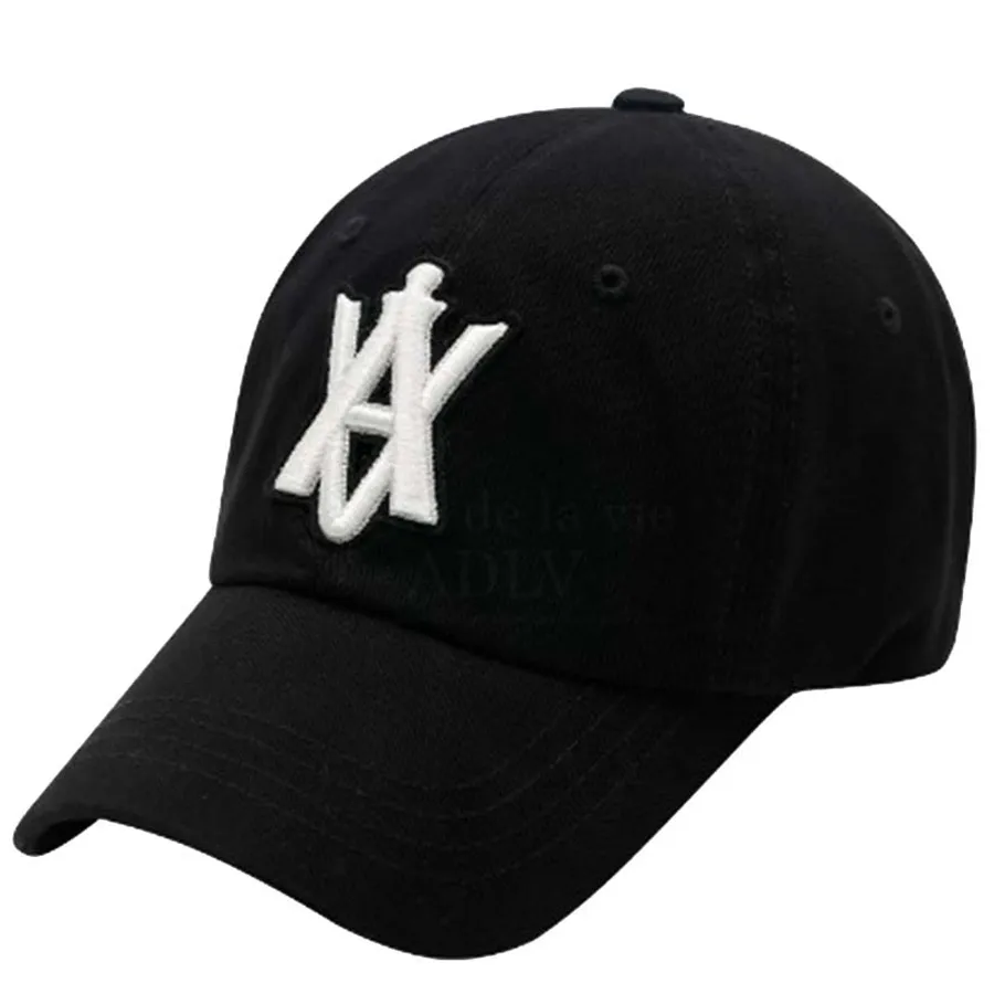 Mũ nón Acmé De La Vie Unisex - Mũ Acmé De La vie ADLV A Logo Emblem Embossing Patch Ball Cap Black Màu Đen - Vua Hàng Hiệu