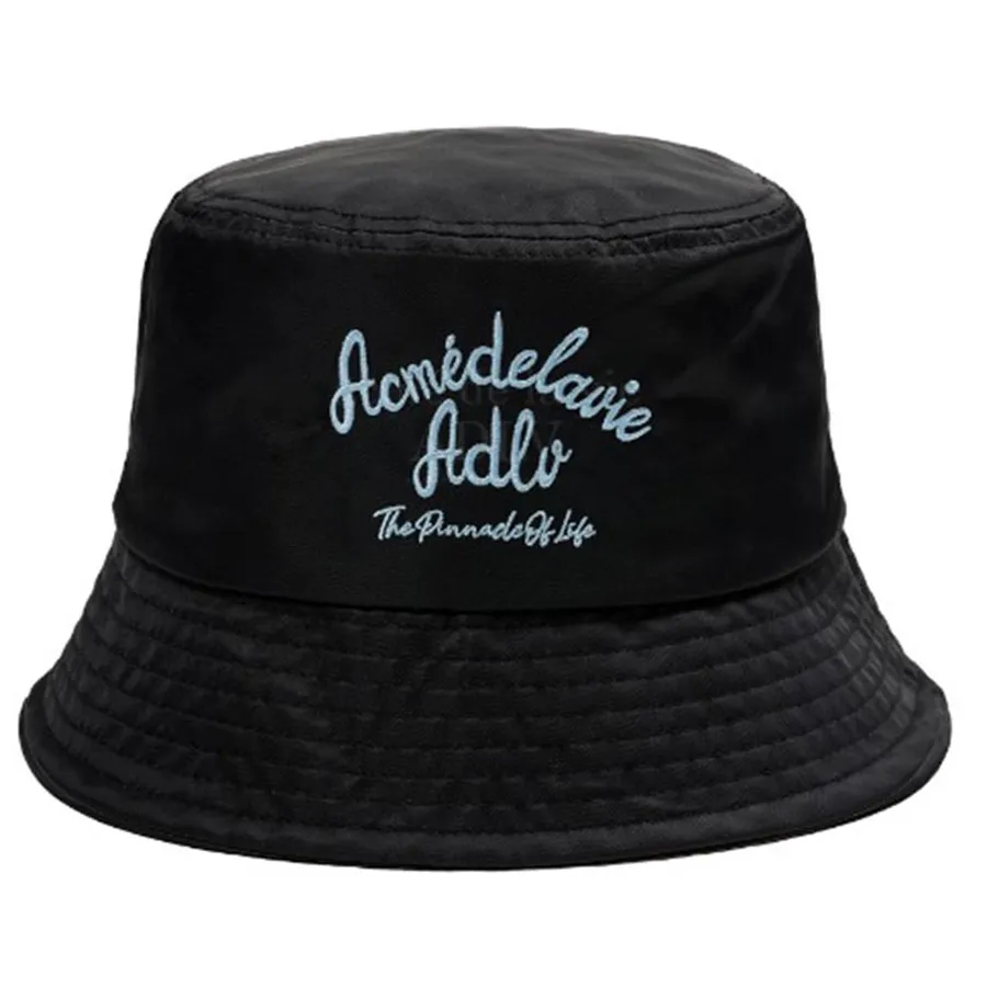 Mũ nón Acmé De La Vie Hàn Quốc - Mũ Acmé De La Vie ADLV Script Logo Bucket Hat Black Màu Đen - Vua Hàng Hiệu