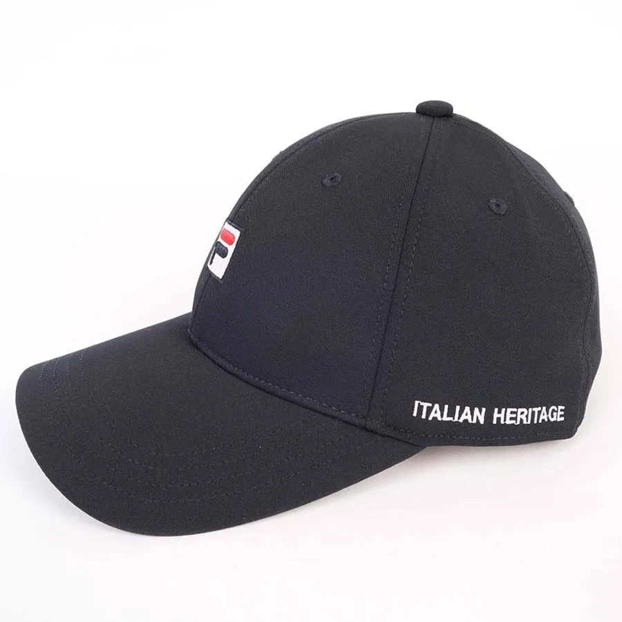 Mũ nón Fila Cotton - Mũ Fila Unisex Cap F13U948206-NV Black Màu Đen - Vua Hàng Hiệu