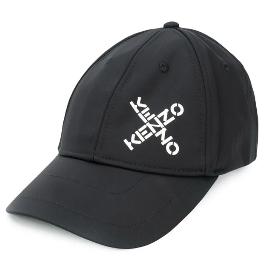 Kenzo Mũ lưỡi trai - Mũ Kenzo Cappellino Loghi X Nero In Black Màu Đen - Vua Hàng Hiệu