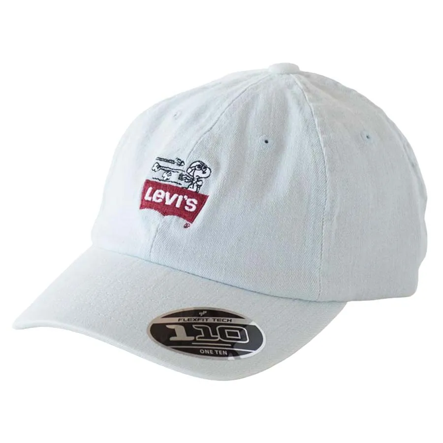 Mũ Levi's Peanuts Flexfit Cap Màu Trắng Vua Hàng Hiệu
