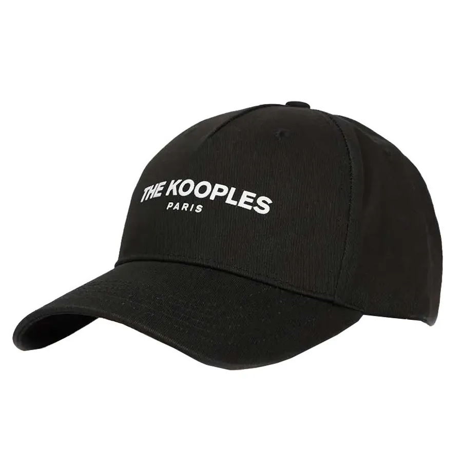 Mũ nón The Kooples - Mũ The Kooples Tone On Tone Logo Màu Đen - Vua Hàng Hiệu