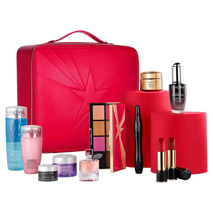 Lancôme Set Quà tặng - Set Dưỡng Da Lancôme Holiday Beauty Box 11 Món - Vua Hàng Hiệu