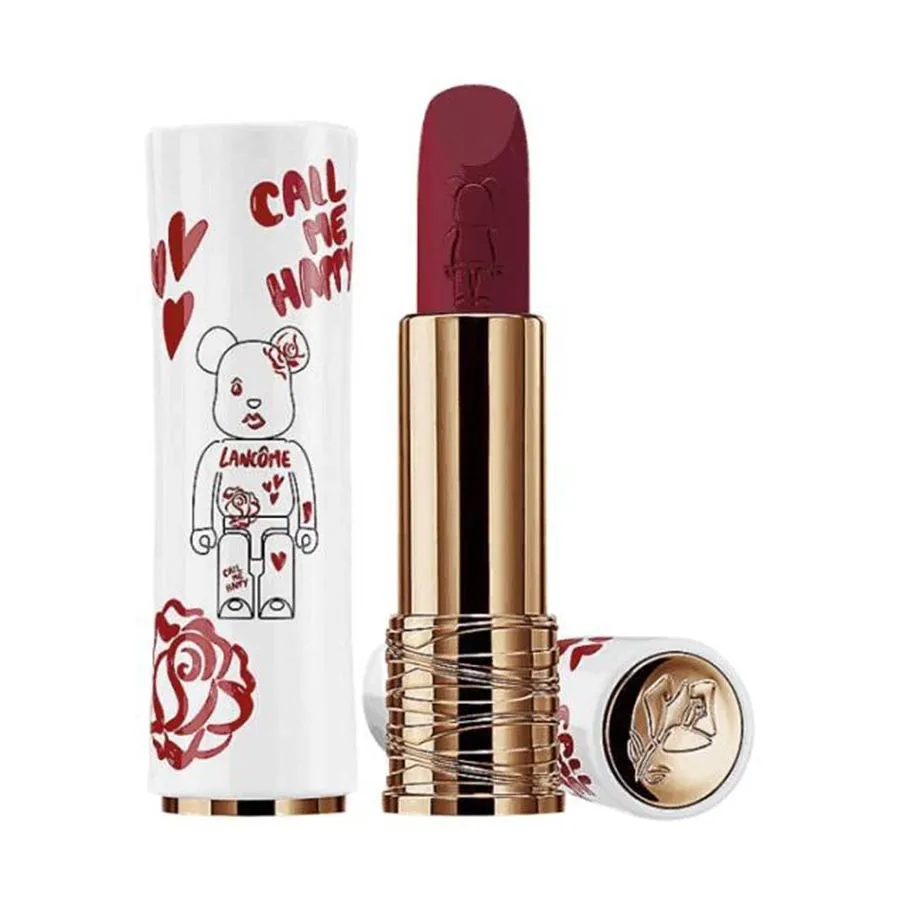 Son Môi Lancôme Son lì - Son Lancôme X Bearbrick L'Absolue Rouge Limited Edition 888 Màu Đỏ Cherry - Vua Hàng Hiệu