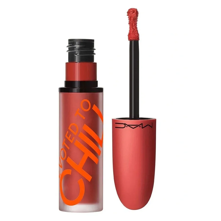 Son MAC Powder Kiss Liquid Lipcolour 991 Devoted To Chili Màu Đỏ Gạch