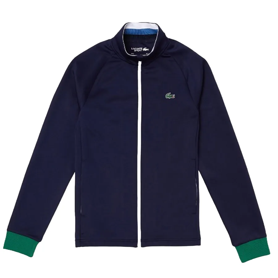 Áo Khoác Lacoste Sport Zippered Golf Slim Fit 10 Màu Xanh Navy Size M