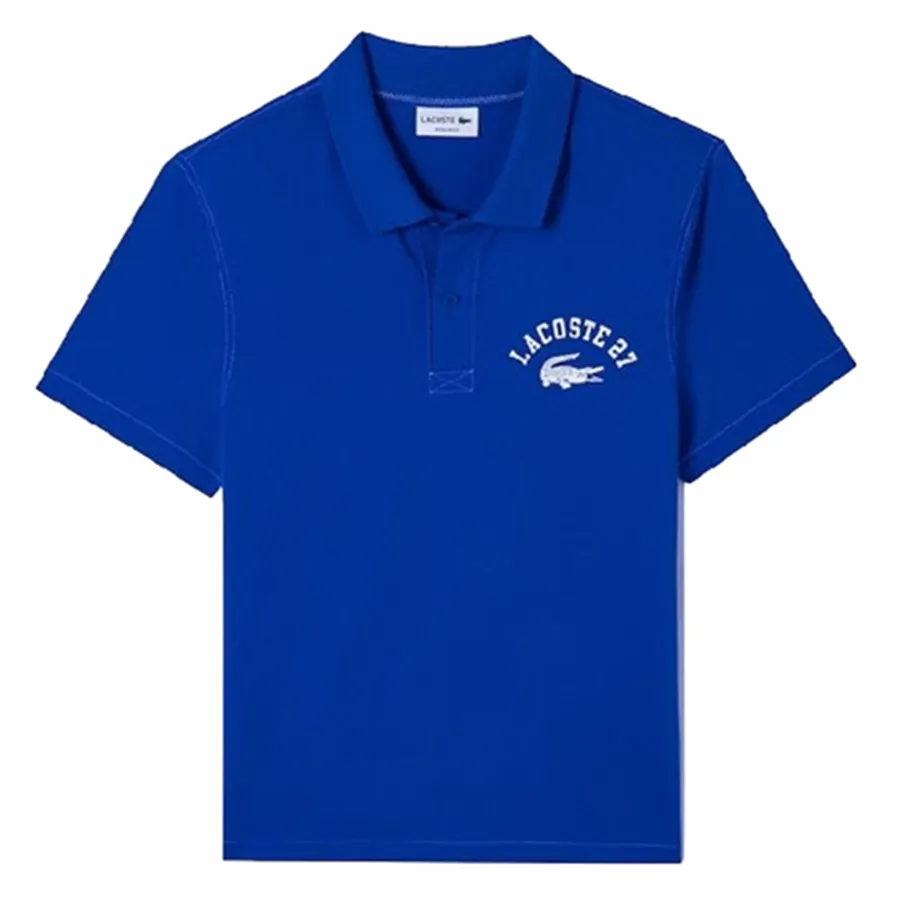 Áo Polo Lacoste Regular Fit YH0028 HJM Màu Xanh Size XL Vua Hàng Hiệu