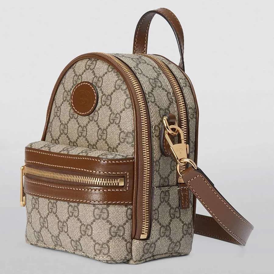 Mua Balo Gucci Mini Canvas Interlocking G Backpack Màu Nâu - Gucci - Mua  tại Vua Hàng Hiệu h077510