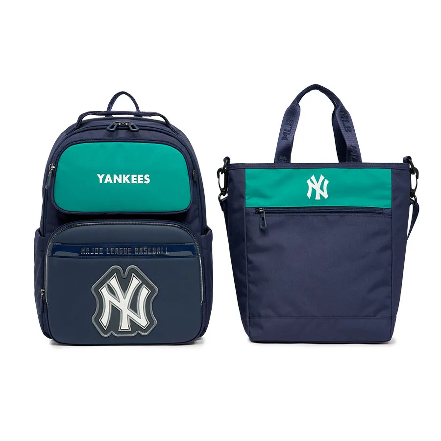 Túi xách MLB Set Quà tặng - Balo Trẻ Em MLB Led New York Yankees 7ABK0023N-50NYS Màu Xanh Navy (Kèm Túi Tote) - Vua Hàng Hiệu