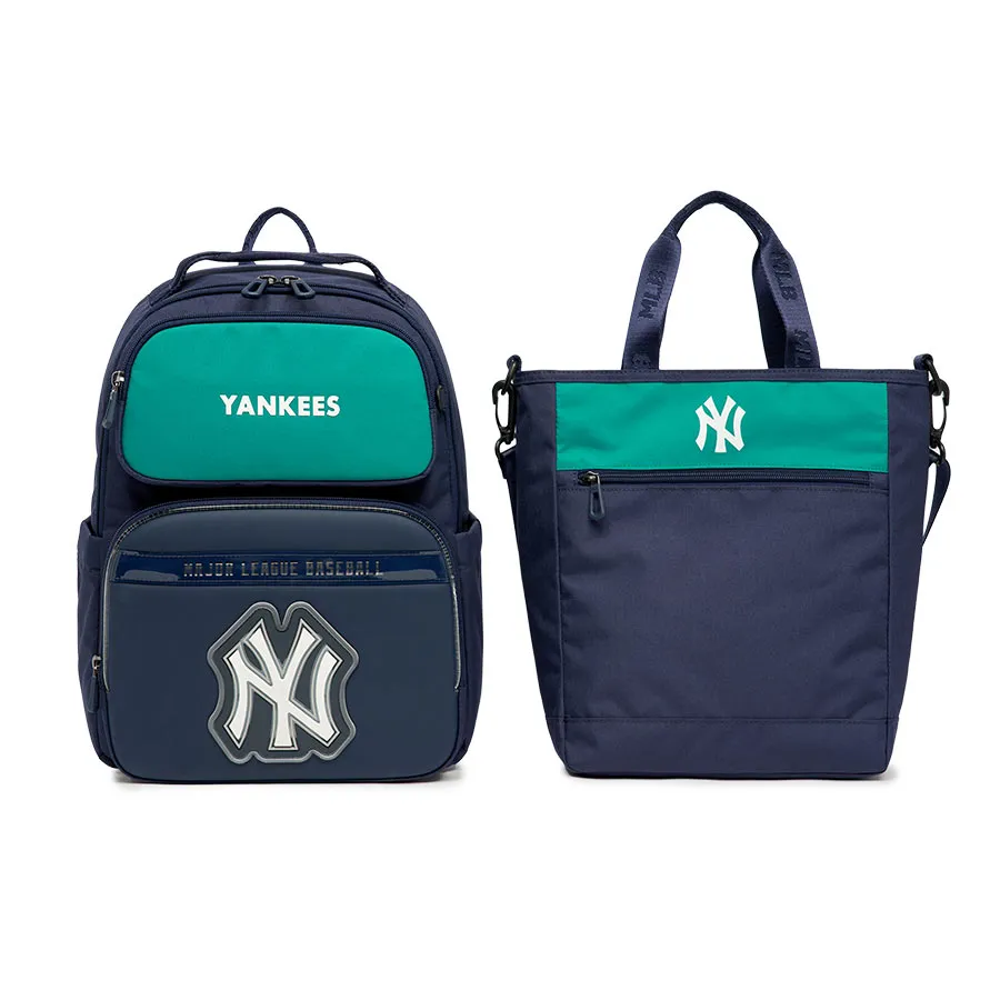 Túi xách MLB Xanh navy - Balo Trẻ Em MLB Led New York Yankees 7ABK0023N-50NYS Màu Xanh Navy (Kèm Túi Tote) - Vua Hàng Hiệu