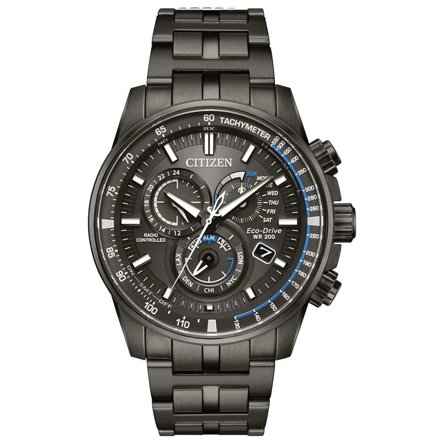 Đồng Hồ Nam Citizen AT4127-52H Pcat Multifunction Charcoal Grey Màu Xám ...