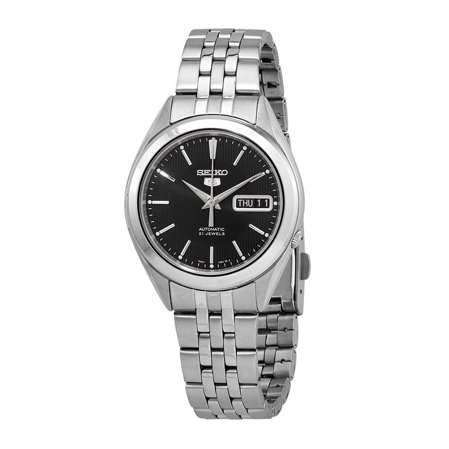 Introducir 82+ imagen seiko black stainless steel watch