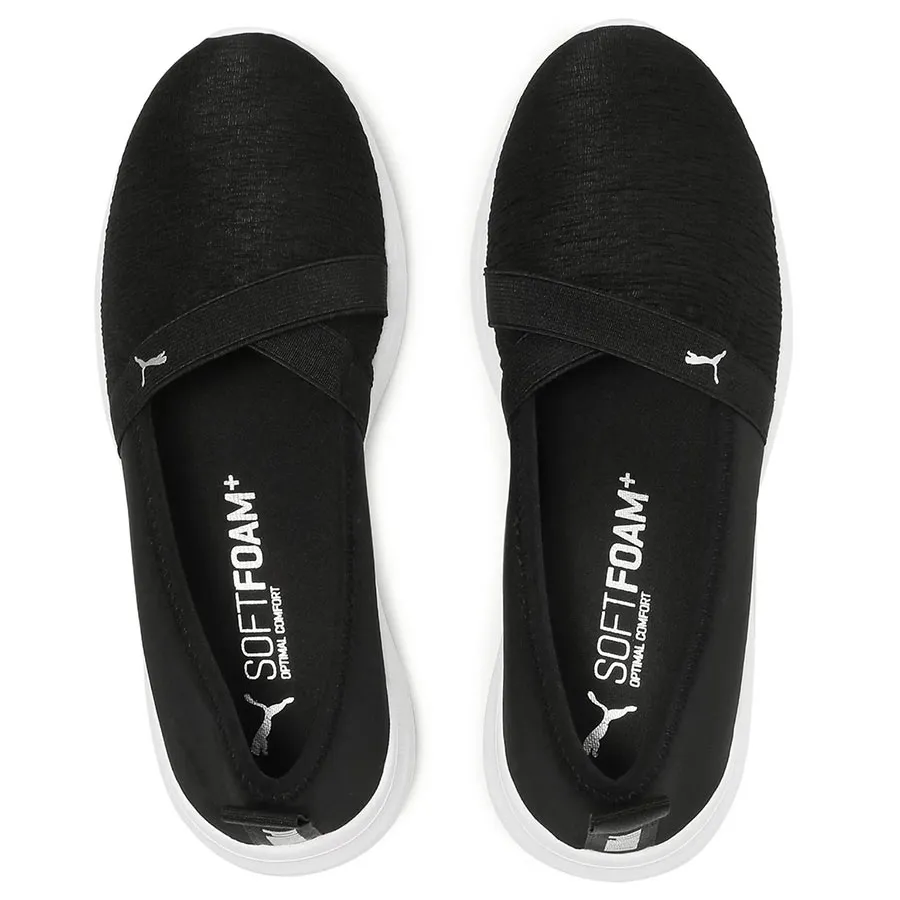 Slip On Soft Foam Puma Black Buy Puma Soft Ride Flex Slip On Wide