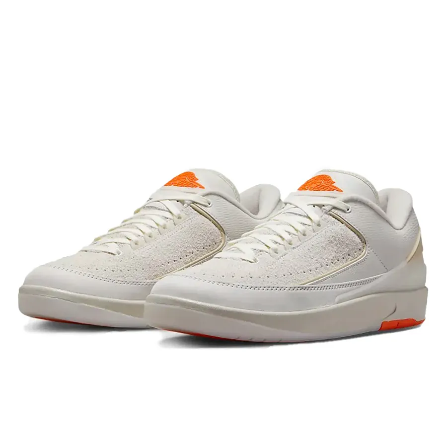 Giày Canvas, Da - Giày Thể Thao Nike Air Jordan 2 Retro Low ‘Shelflife’ DV7128-110 Phối Màu Size 42 - Vua Hàng Hiệu