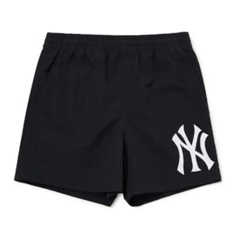 Thời trang Vải Nylon - Quần Shorts MLB Basic Big Logo New York Yankees Black 3ASMB0323-50BKS Màu Đen Size S - Vua Hàng Hiệu
