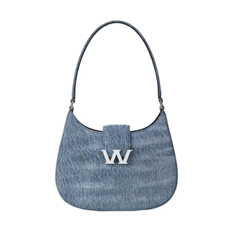 Túi Đeo Vai Alexander Wang W Legacy Small Hobo In Denim 20223R02T486 Màu Xanh Denim N-HM
