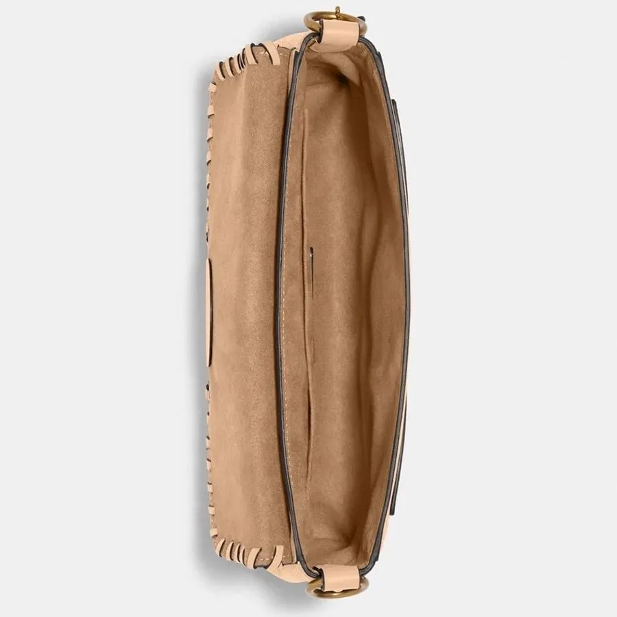 Mua Túi Đeo Vai Coach Jade Shoulder Bag With Whipstitch 91025 Màu Nude