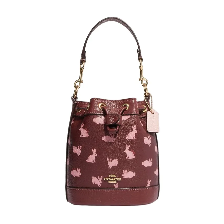 Túi Xách Tay Coach Lunar New Year Mini Dempsey Bucket Bag With Rabbit ...