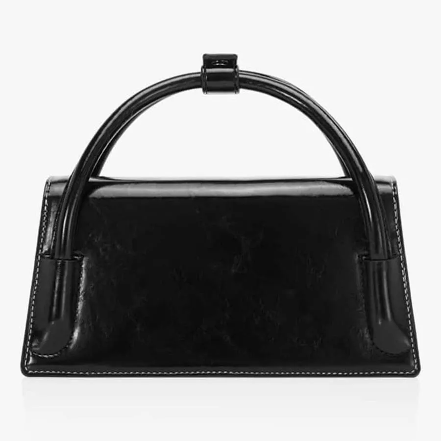 【FIND KAPOOR】MARTY WEDGE BAG 22 CRINKLED - black FINDKAPOOR - EN