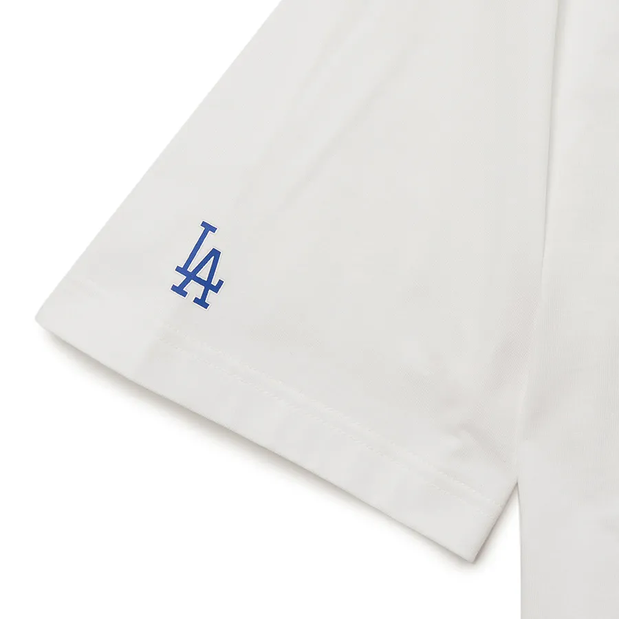 Áo Phông MLB Cube Clipping Monogram Overfit LA Dodgers Tshirt