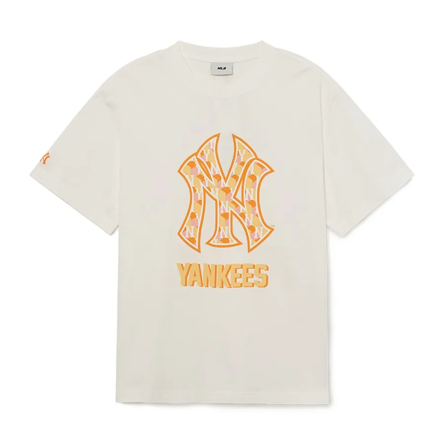 Áo Phông MLB New York Yankees Yomiyam Bark Short Sleeve T shirt White  31TSTF93150W  Sneaker Daily