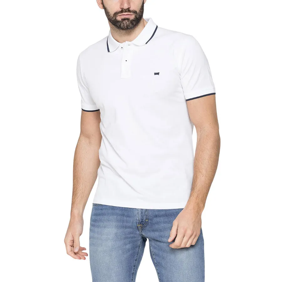 Áo Polo Carrera Jeans 819A0075A_001 Màu Trắng Size M | Vua Hàng Hiệu