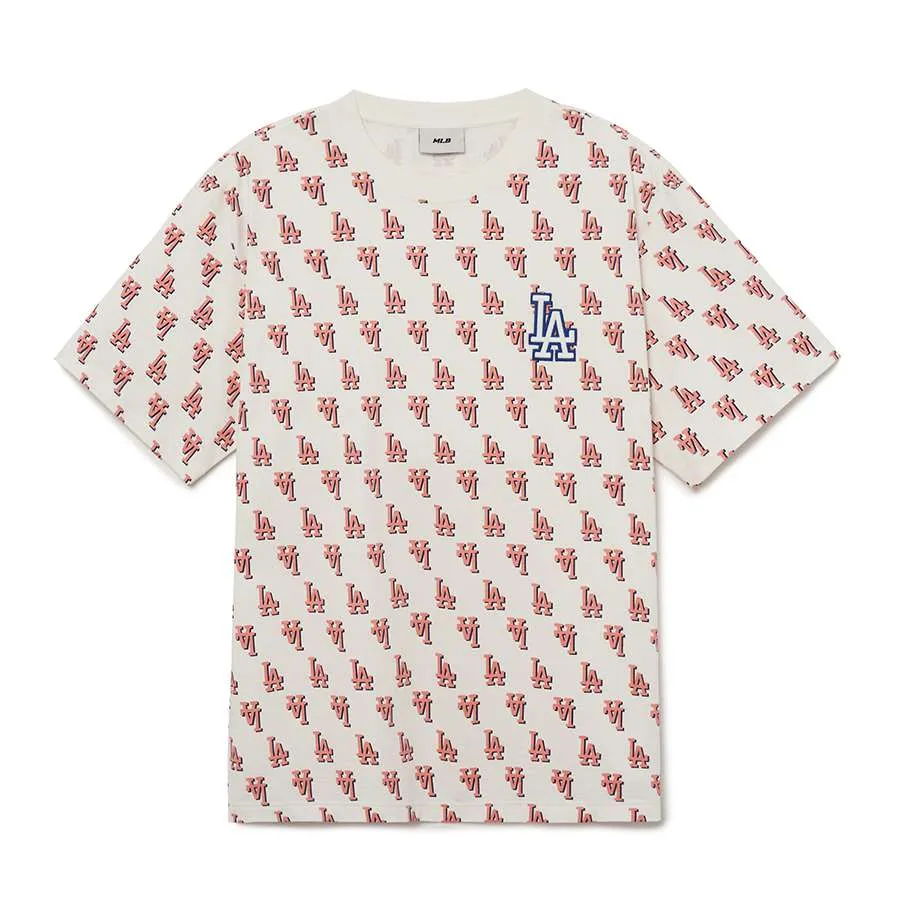 Mlb Korea Mlb Tee Size Áo Thun MLB Logo T-Shirts LA Dodgers
