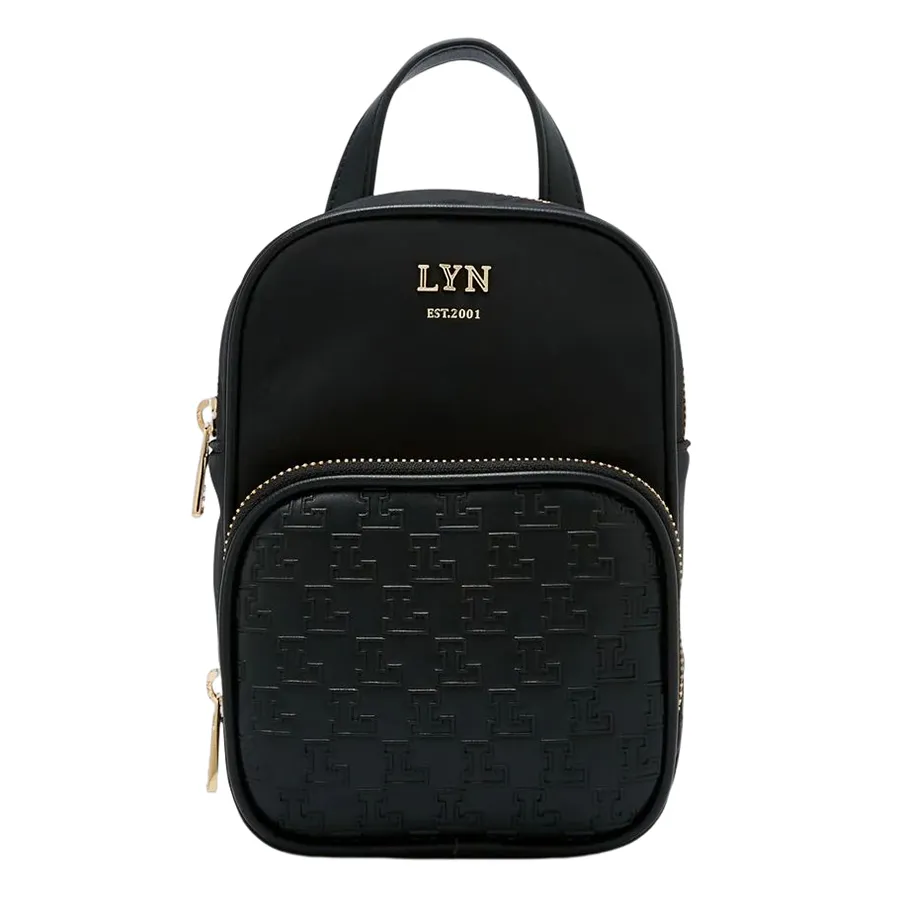 Balo Lyn Jasmine Mini Backpacks LL23CBF091 Màu Đen Vua Hàng Hiệu