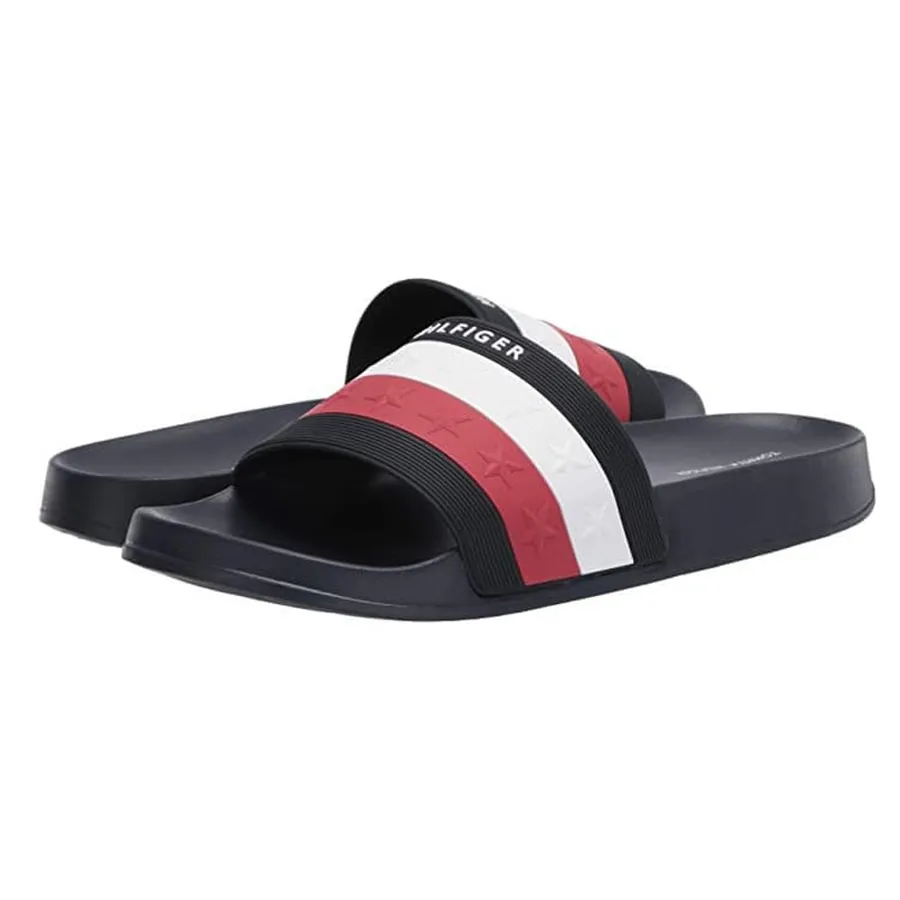Dép Tommy Hilfiger Dulce2 Dark Blue Phối Màu Size 38