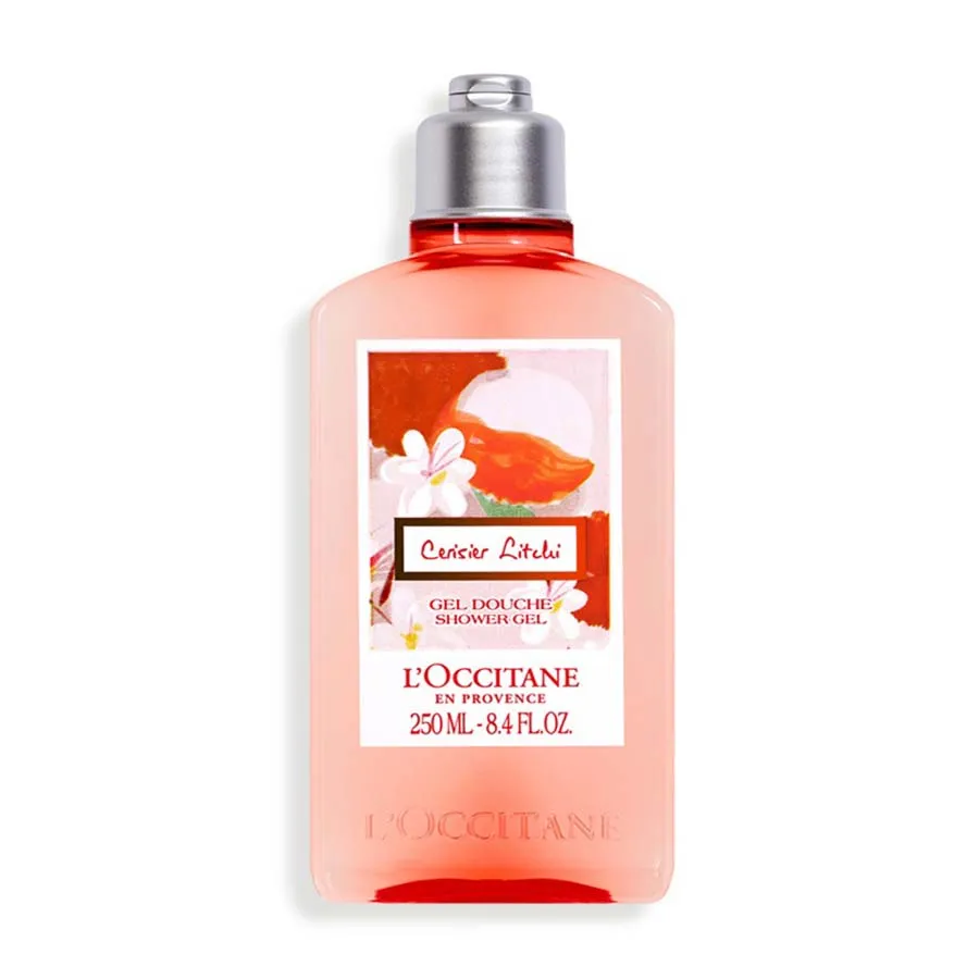 L'Occitane - Gel Tắm L'Occitane Cherry Blossom Lychee Shower Gel 250ml - Vua Hàng Hiệu