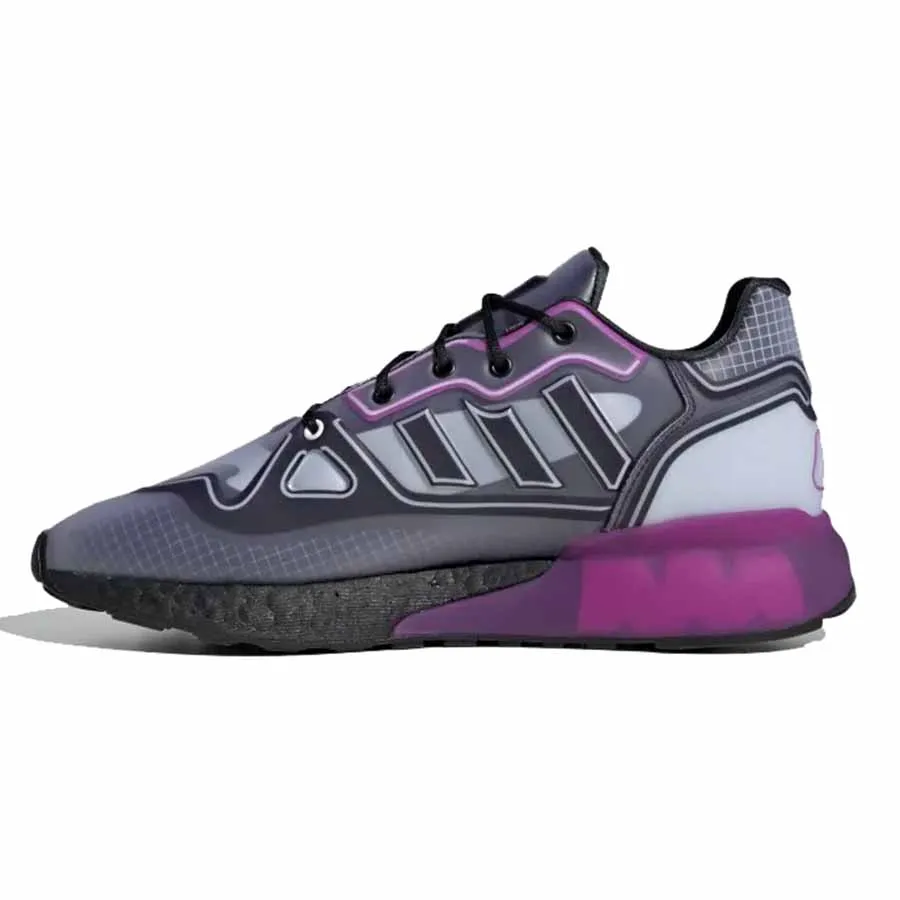Giày Adidas Sneakers - Giày Sneaker Adidas ZX 2K Boost Futureshell Shoes GZ5222 Màu Tím Đen Size 40 - Vua Hàng Hiệu