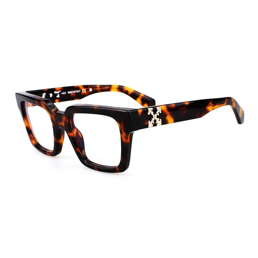 Off-White - Kính Mắt Cận Off-White Optical OERJ021 6000 Style 1 Màu Nâu Đồi Mồi - Vua Hàng Hiệu