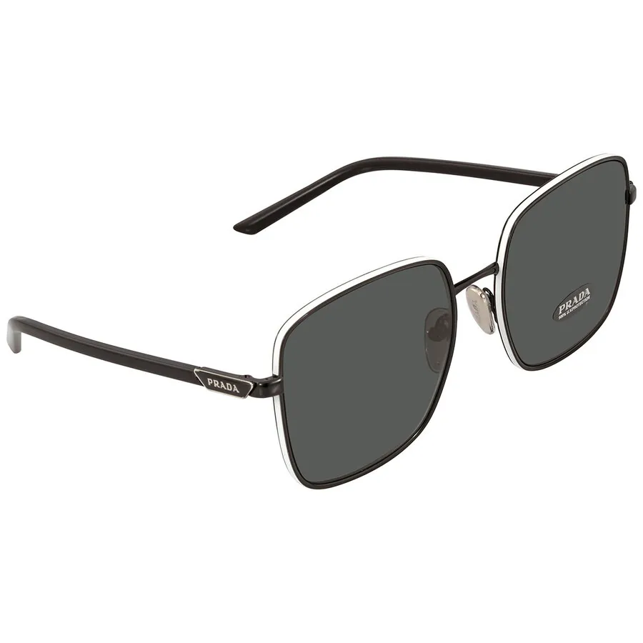 Order Kính Mát Prada Dark Grey Square Ladies Sunglasses PR 55YS 1AB5S0 57  Màu Xám - Prada - Đặt mua hàng Mỹ, Jomashop online