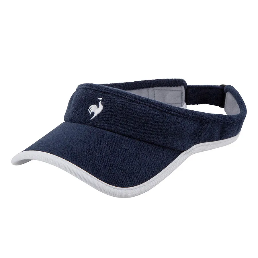 Mũ nón Mũ nửa đầu - Mũ Le Coq Sportif Pile Sun Visor QTCTJC10 NVY Màu Xanh Navy - Vua Hàng Hiệu