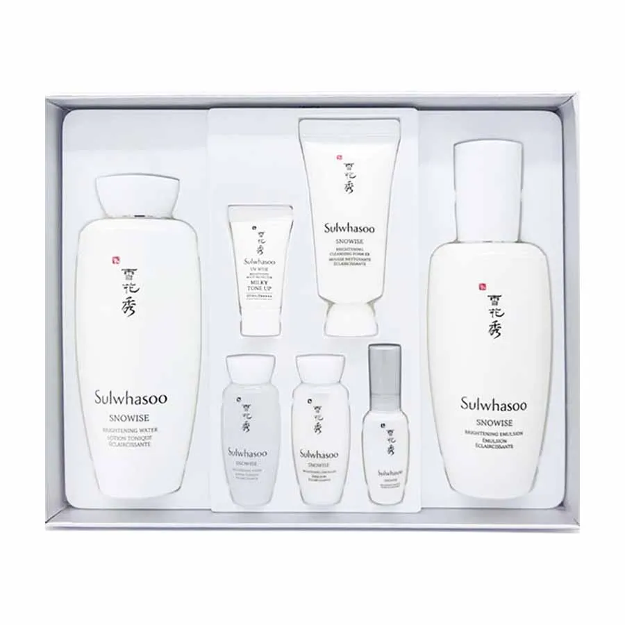 Mỹ phẩm Sulwhasoo - Set Nước Hoa Hồng Sữa Dưỡng Sulwhasoo Trắng 7 Món - Vua Hàng Hiệu