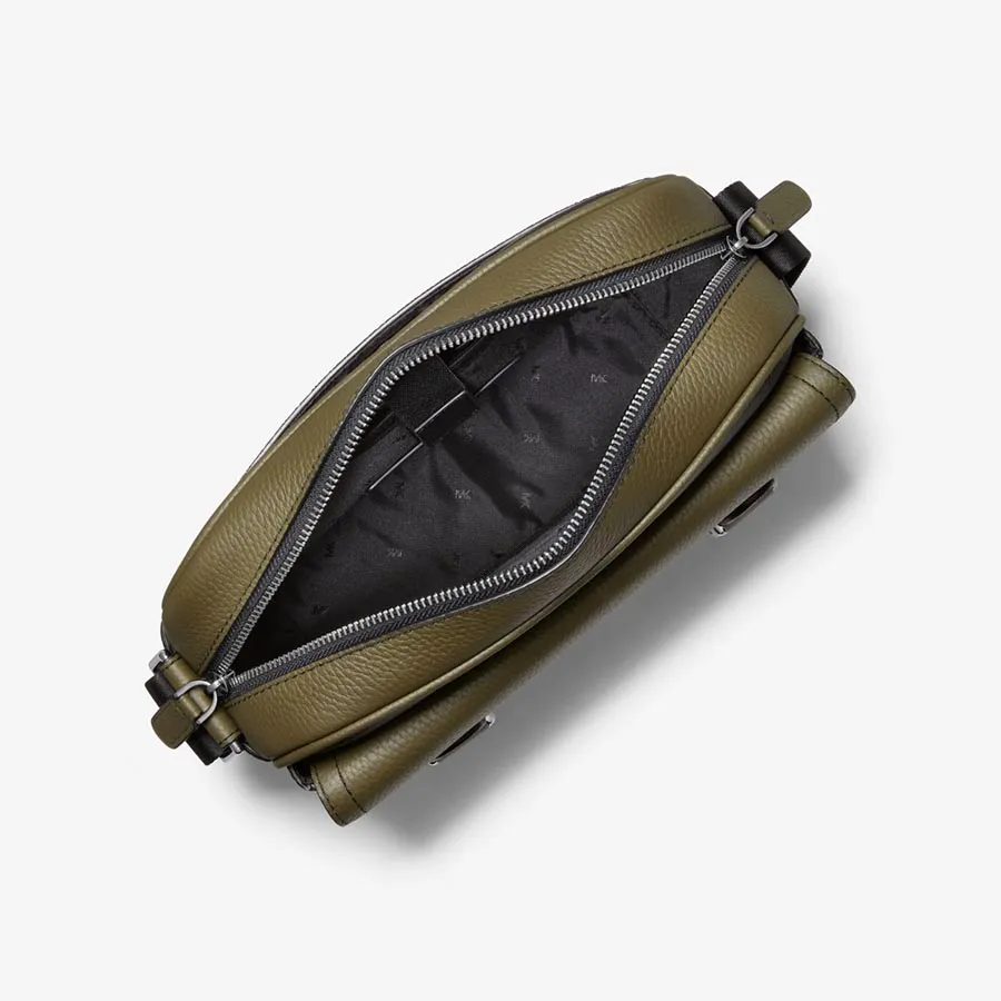 Mua Túi Đeo Chéo Michael Kors MK Men's Hudson Large Leather Crossbody Bag  33H1LHDC9V Màu Xanh Olive - Michael Kors - Mua tại Vua Hàng Hiệu h083676