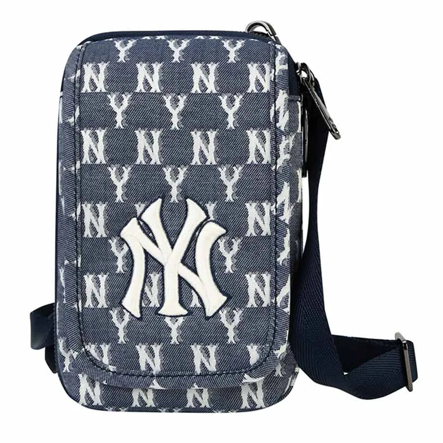 Mua Túi Đeo Chéo MLB Monogram New York Yankees Crossbody Bag 32BGDD011-50N  Màu Xanh Denim - MLB - Mua tại Vua Hàng Hiệu h081337