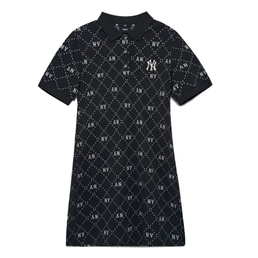 MLB Váy Polo - Váy Nữ MLB Short Monogram One Piece New York Yankees 3FOPM0533-50BKS Màu Đen Size XS - Vua Hàng Hiệu