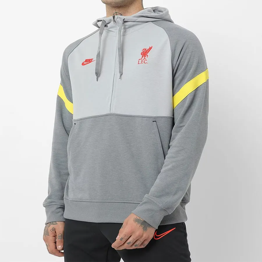 Order Áo Hoodie Nam Nike Men's Soccer Wear Liverpool Travel Fleece CL  DB7824 016 Màu Ghi Xám Size L - Nike - Đặt mua hàng Mỹ, Jomashop online