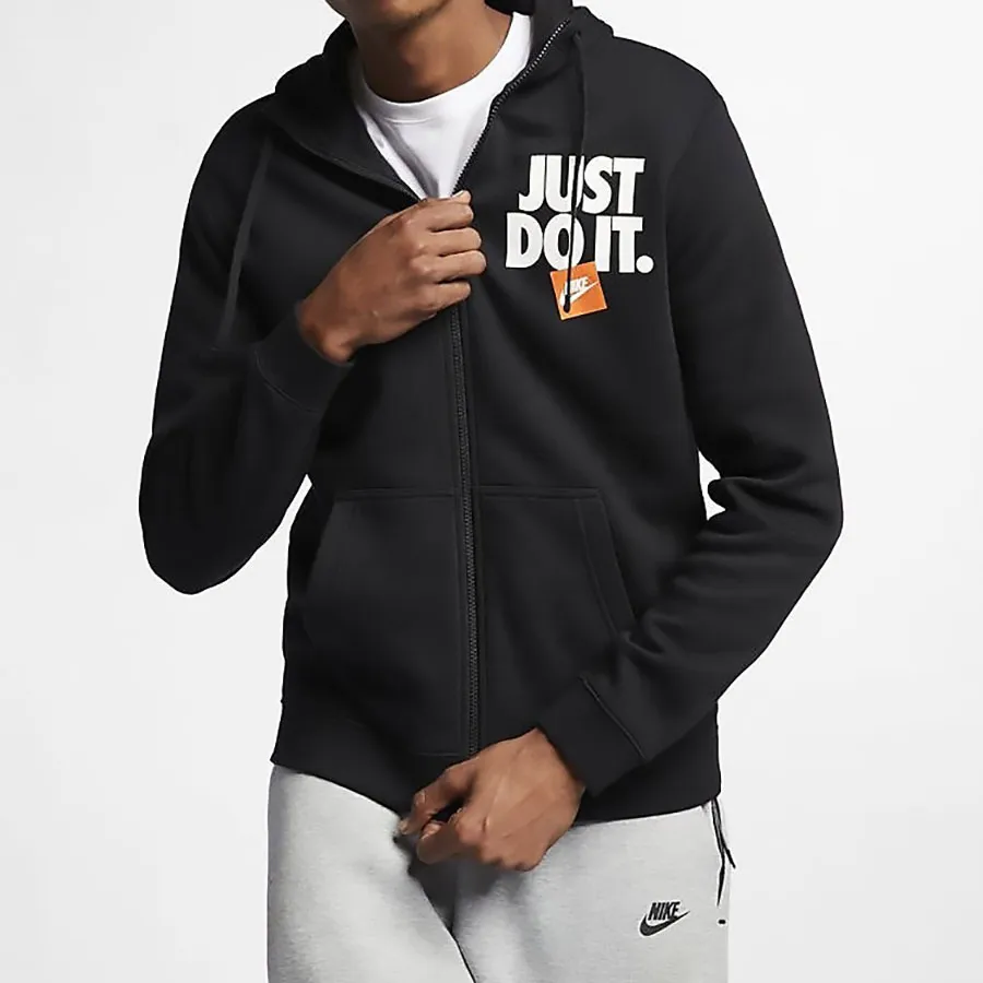 nike just do it black hoodie