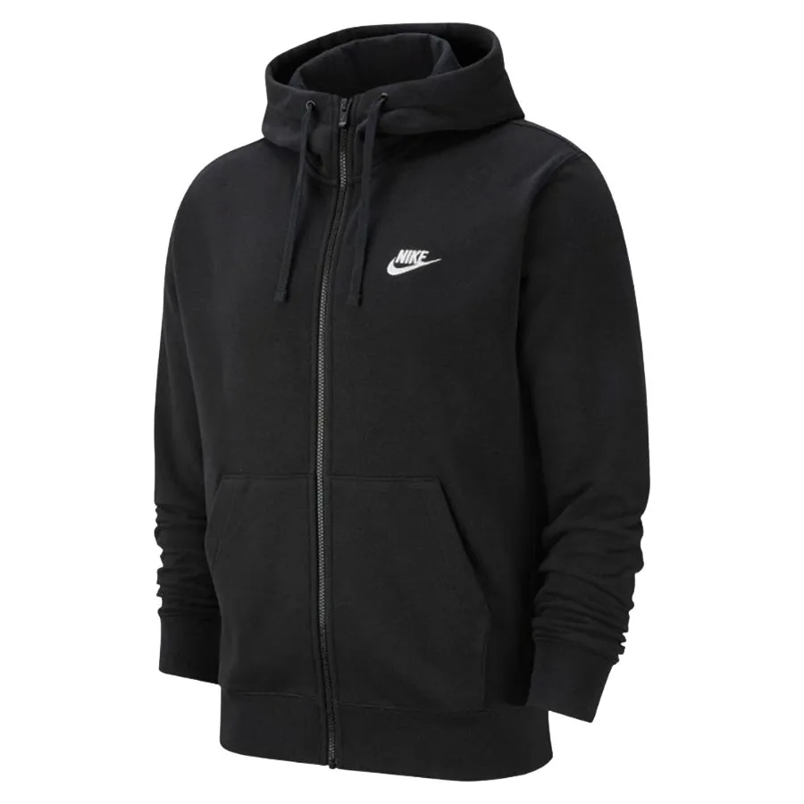 Thời trang Nike Áo Hoodie - Áo Hoodie Nam Nike French Terry Full Zip Sweatshirt Black BV2649-010 Màu Đen Size S - Vua Hàng Hiệu