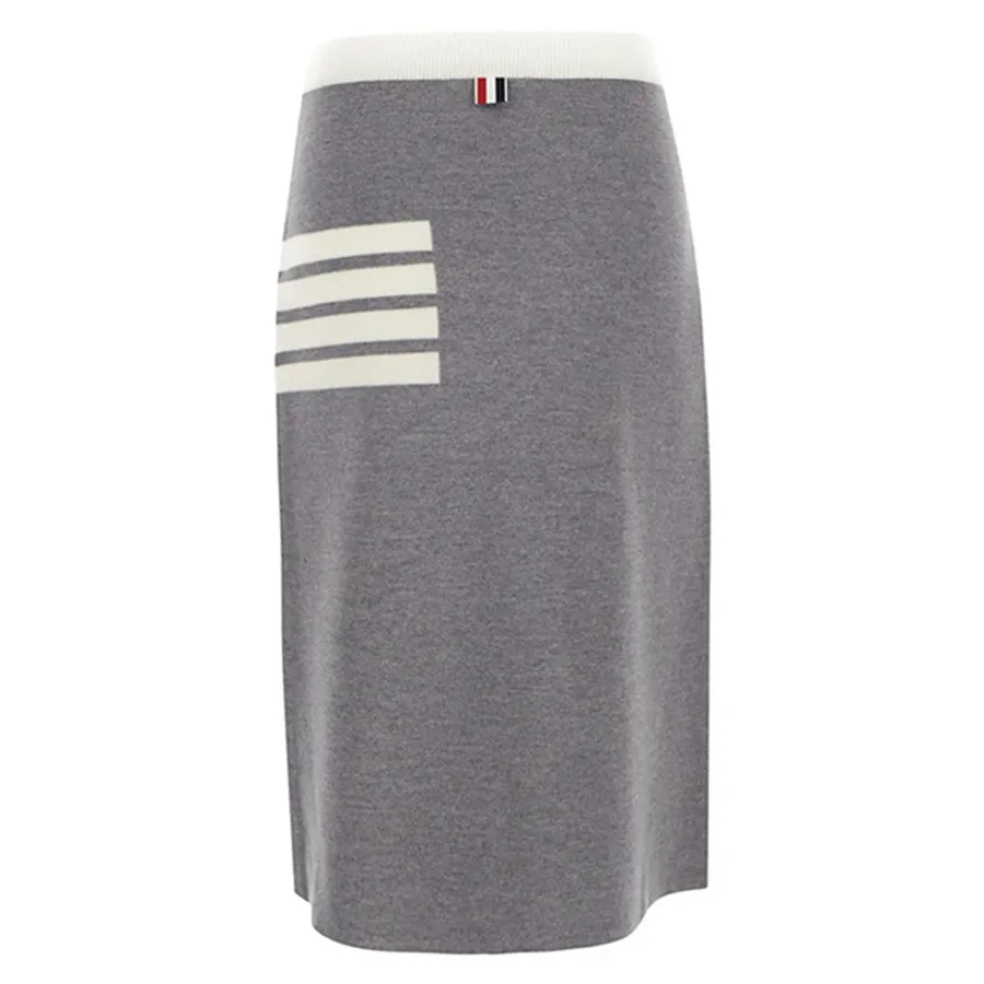 Thom Browne｜SKIRTS (FKK092C Y1002 415) Chân Váy Thom Browne A-Line Skirt In Blue FKK092C Y1002 415